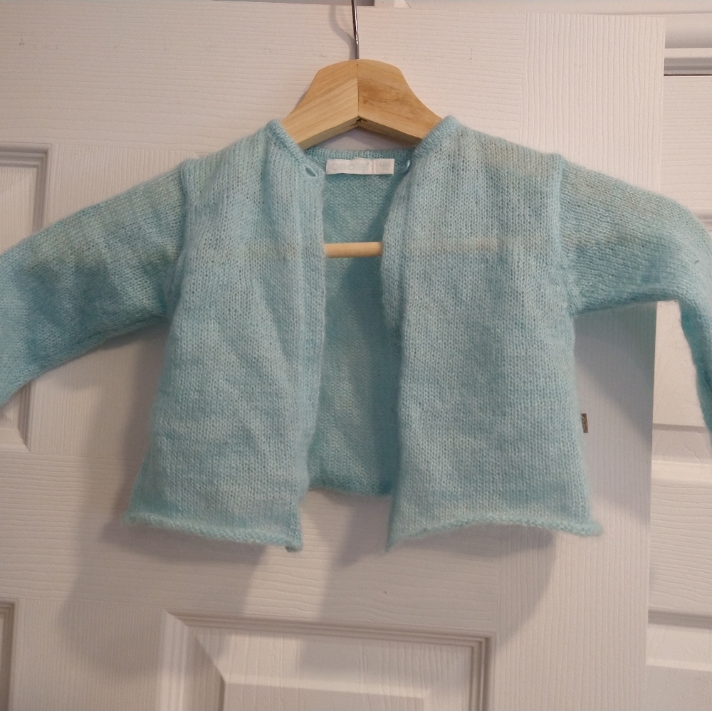 12m Obaibi blue cardigan French